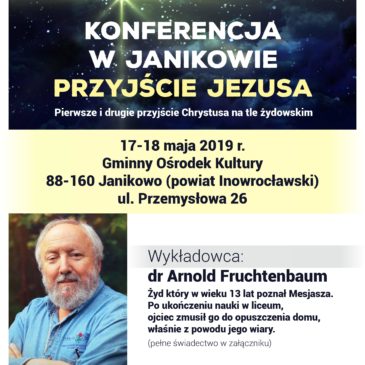 Zaproszenie Na Konferencje z Dr. Arnoldem Fruchtenbaumem
